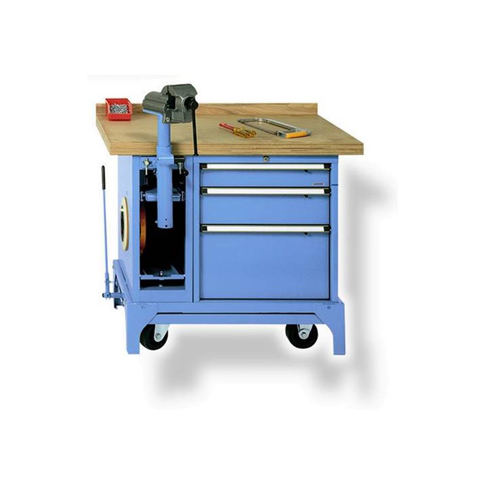Mobile Workbench with Collapsible Vice Total Source Ltd Cork