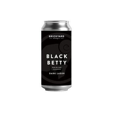 BRICKYARD BREWING BLACK BETTY DARK LAGER 44CL 4.7%