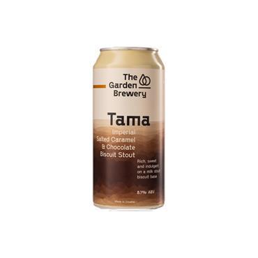 THE GARDEN BREWERY TAMA IMPERIAL SALTED CARAMEL & CHOCOLATE BISCUIT STOUT 44CL 8.1%