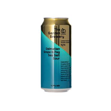 THE GARDEN BREWERY DALMATIAN GRAPE & PAG SEA SALT SOUR 44CL 4.7%