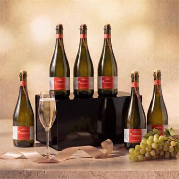 THE CRU 6 BOTTLE WINE GIFT BOX 6 PROSECCO