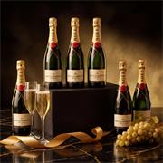 THE CRU PREMIUM 6 BOTTLE WINE GIFT BOX 6 CHAMPAGNE