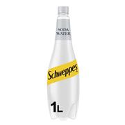 SCHWEPPES SODA WATER 1L