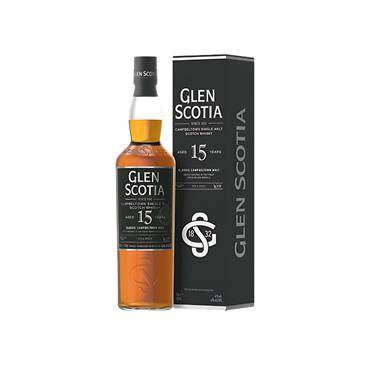 GLEN SCOTIA 15 YEAR OLD SINGLE MALT SCOTCH WHISKY 70CL 46%