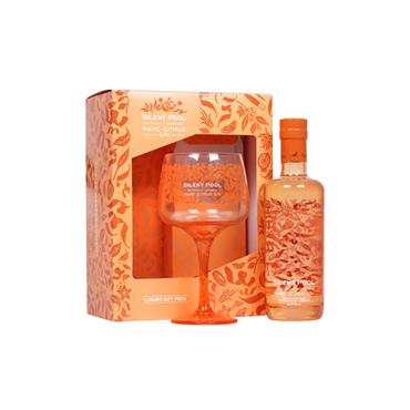 SILENT POOL RARE CITRUS GIN GLASS GIFT PACK 50CL 43%