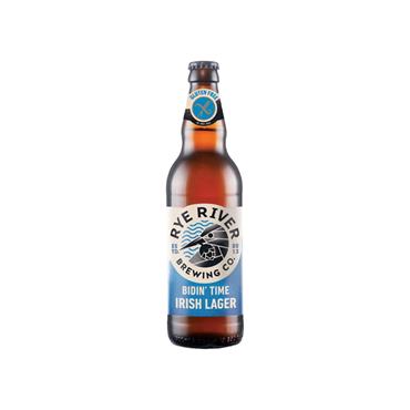 RYE RIVER BIDIN TIME GLUTEN FREE LAGER BOTTLE 50CL 4.5%
