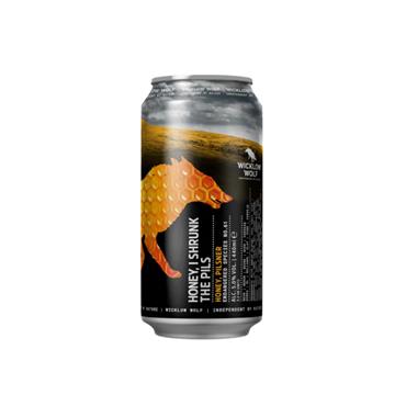 WICKLOW WOLF HONEY SHRUNK THE PILS 44CL 4.8%