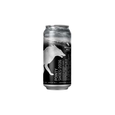 WICKLOW WOLF POINTY SHOES 2026 BOURBON BARREL AGED IMPERIAL STOUT 44CL 14.3%