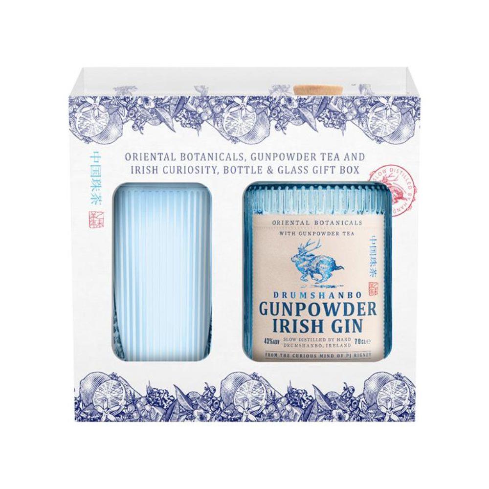 DRUMSHANBO GUNPOWDER IRISH GIN & GLASS GIFT PACK 50CL DUBLIN...