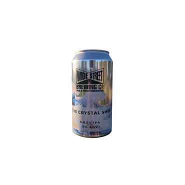 WIDE STREET THE CRYSTAL SHIP HAZY IPA 44CL 5%
