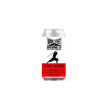 WIDE STREET UMI LAGER JAPANESE RICE LAGER WITH WAKAME 44CL 4.8%