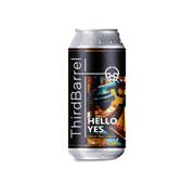 THIRD BARREL HELLO YES CZECH LAGER 44CL 4.1%