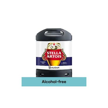 STELLA ARTOIS 0.0 PERFECTDRAFT 6L KEG 0.0%