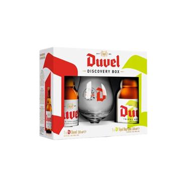 DUVEL DISCOVERY GIFT PACK 4 BEERS WITH GLASS