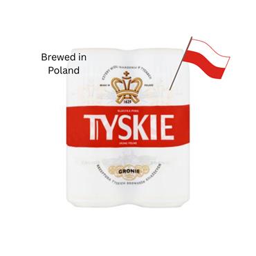 TYSKIE LAGER (POLAND BREWED) 50CL 4 PACK 5.6%