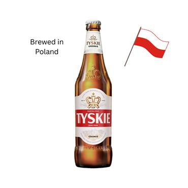 TYSKIE LAGER (POLAND BREWED) BOTTLE 50CL 5.2%