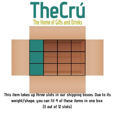 FAUSTINO V RED & GLASS GIFT BOX