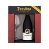 FAUSTINO V RED & GLASS GIFT BOX