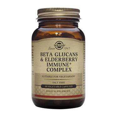 SOLGAR BETA GLUCANS & ELDERBERRY COMPLEX 60CAP
