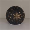 Bright Xmas LED Ball Large Black