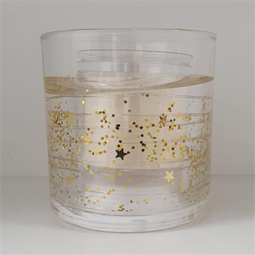 Light Up Candle Gold
