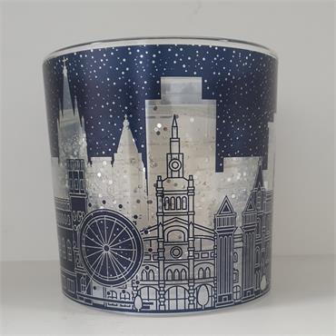 Light Up Candle Navy