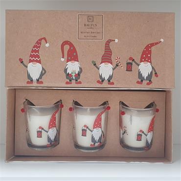 Winter Berries Set of 3 Candles