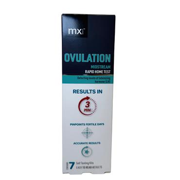 MX Health Ovulation Rapid Home Test Kit 7pk