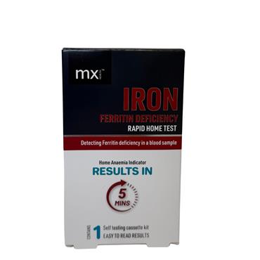 MX Health Iron Ferritin Deficiency Rapid Home Test 1pk