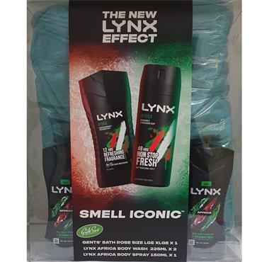 Lynx Bath Robe Boxed Gift Set