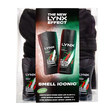 Lynx Bath Robe Boxed Gift Set