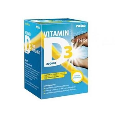 MEDA VITAMIN D3 2000IU 60PK