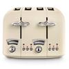 Delonghi Argento Range 4 Slice Toaster Cream