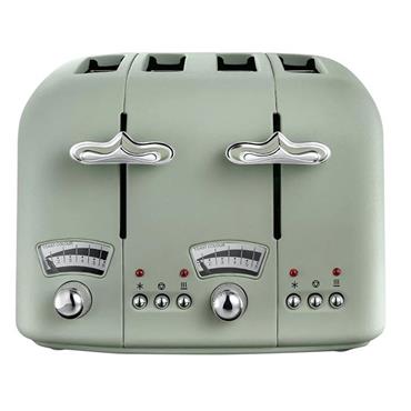 Delonghi Argento Range 4 Slice Toaster Green