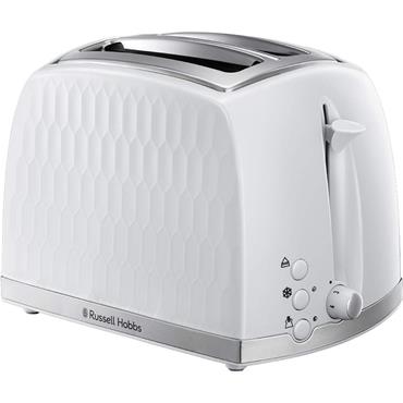 Russell Hobb Honeycomb 2 Slice Toaster White