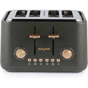 Salter Pebble 4 Slice Toaster Charcoal
