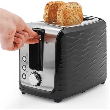Progress Wave 2 Slice Toaster Black