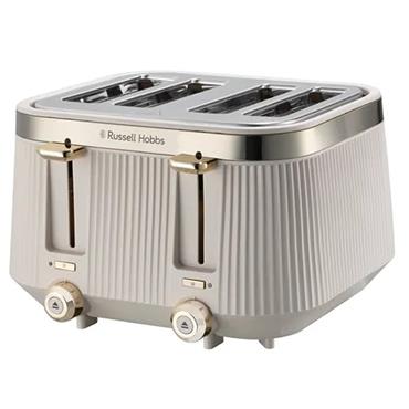 Russell Hobbs Bronte 4 Slice Toaster Stone