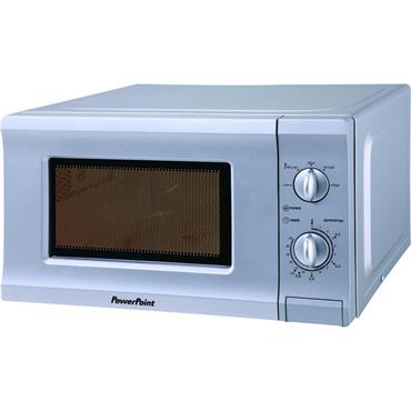 Powerpoint Microwave Brushed Silver 20L