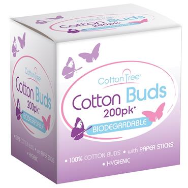 Cotton Tree Cotton Buds Paper Stick