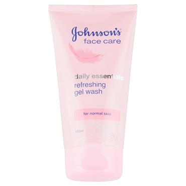 JOHNSONS 150ML FACE CARE GEL WASH