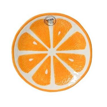 Dolomite Shiny Orange Breakfast Plate 2cm