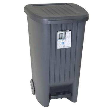 Dustbin With Lid 100L Anthracite