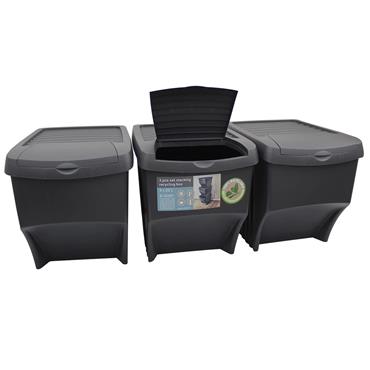 Easy Recycling Waste Bin 3 Pcs