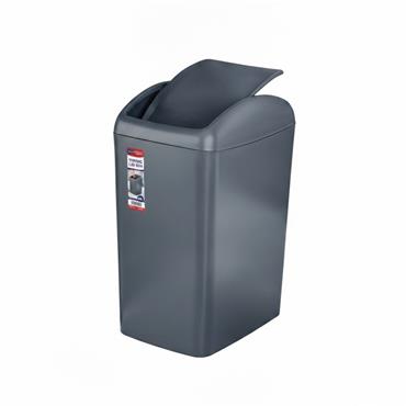 VARIAN SWING LID BIN ANTHRACITE 40LTR