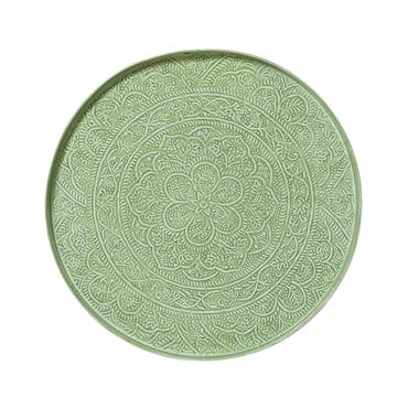 Vintage Green Deco Plate 60cm