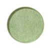Vintage Green Deco Plate 32cm