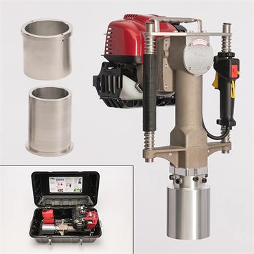 POSTPOUNDER PETROL HONDA C/W ATTACHMENTS