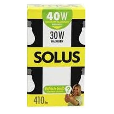 Solus 40W = 30W Bc Clear Halogen E/Save
