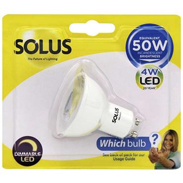 Solus 50W = 4W Gu10 36Â° Dimm Smd